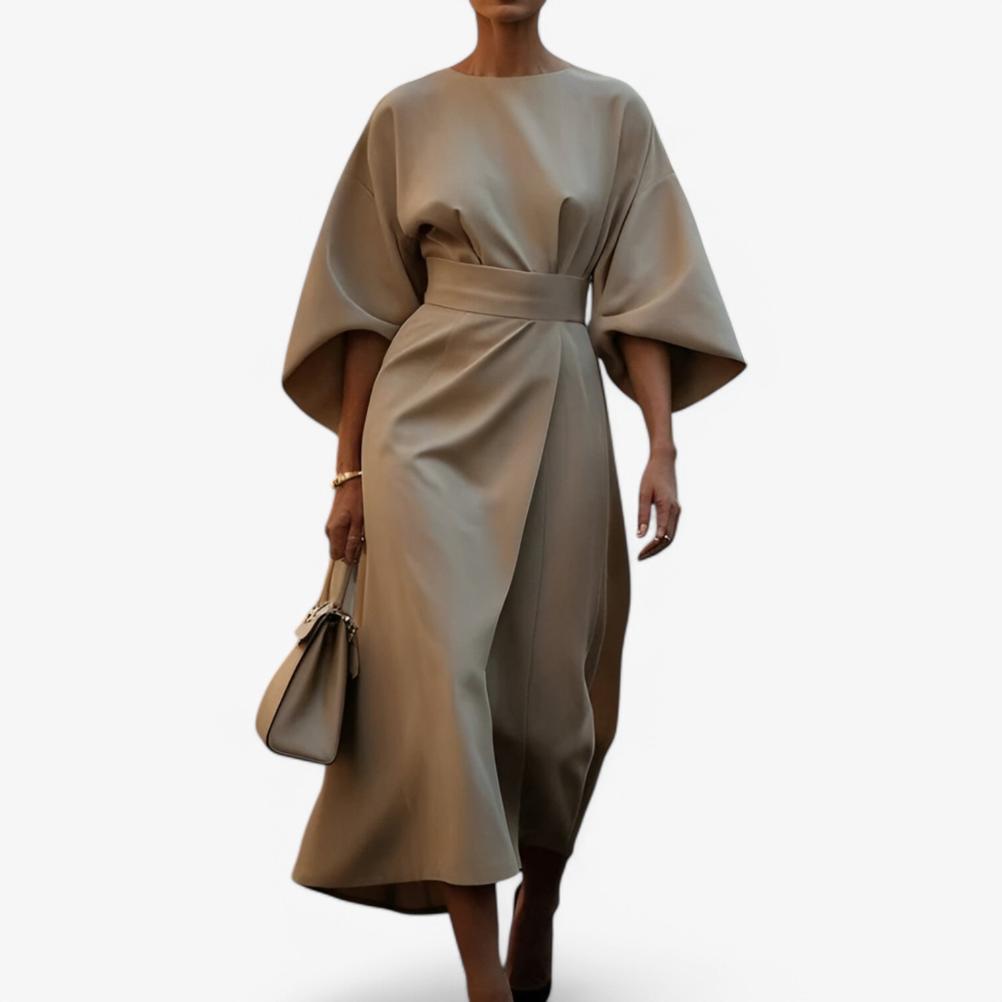 Women's Asymmetric dress with a modern and elegant cut