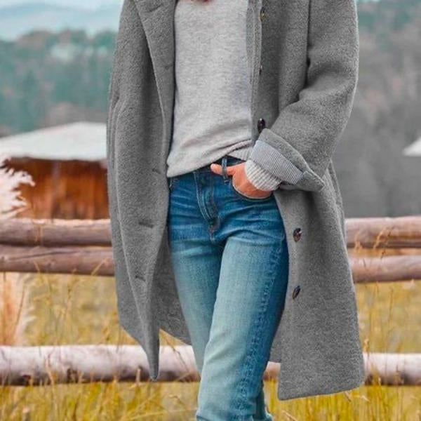 Amelie - Elegant Long Winter Coat for Timeless Style and Warmth