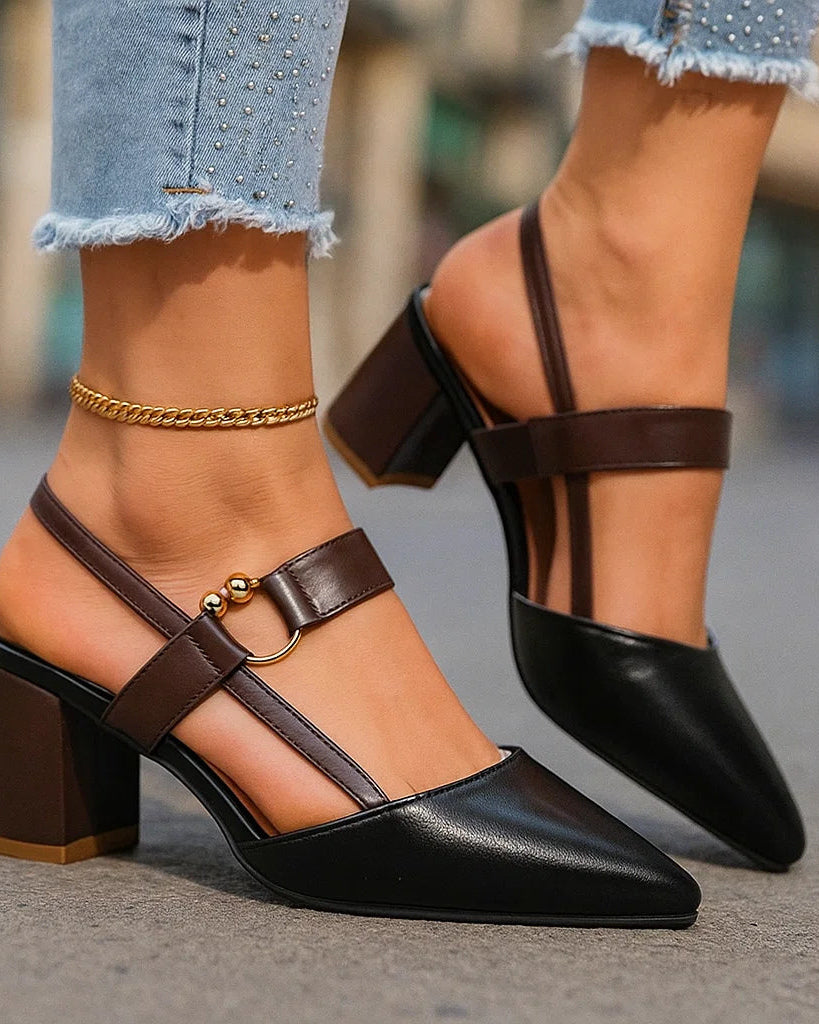 : Avalina - Grace Heels in Black van Paper Favor