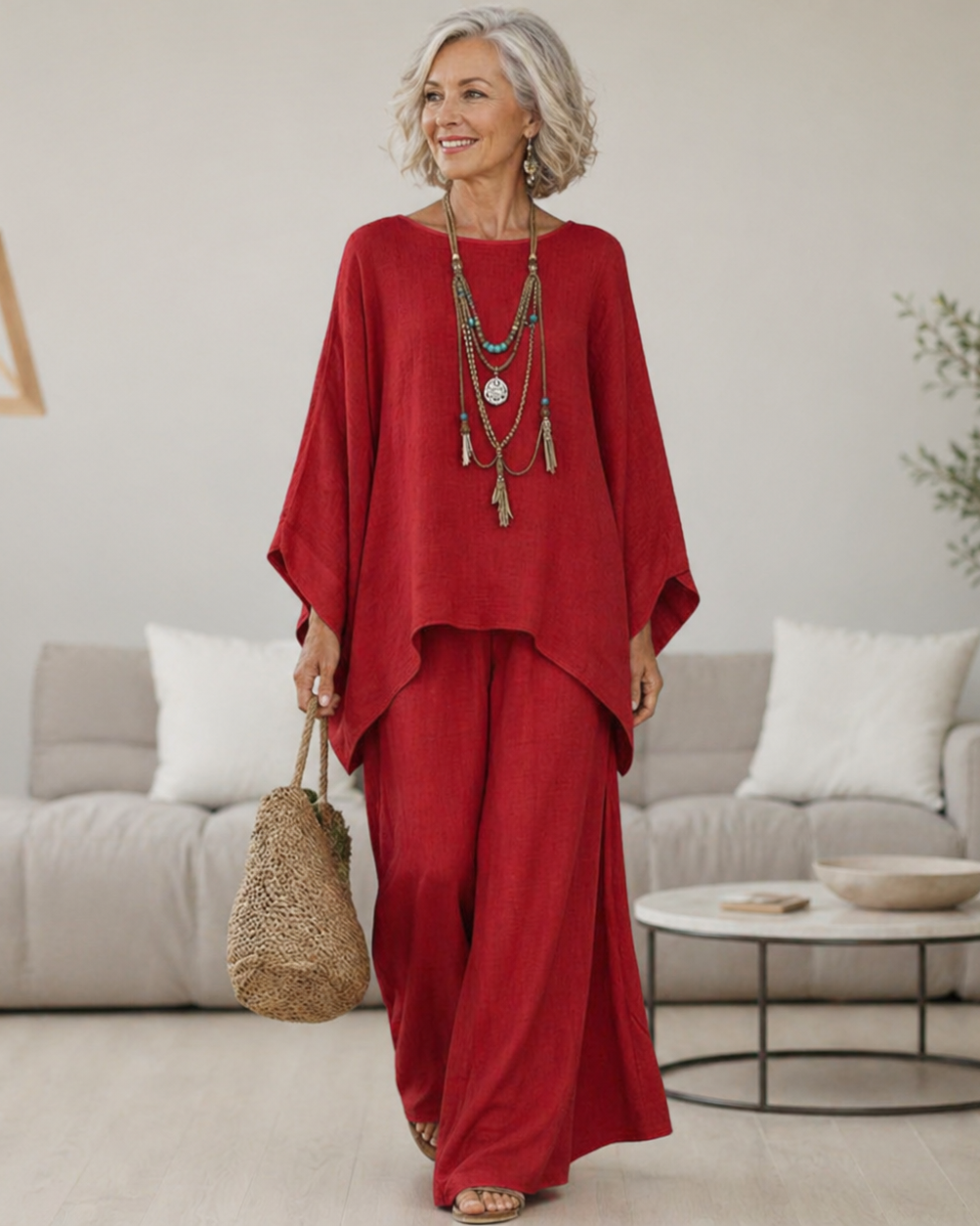 : Celeste - Elegant Two-Piece Set in van Paper Favor