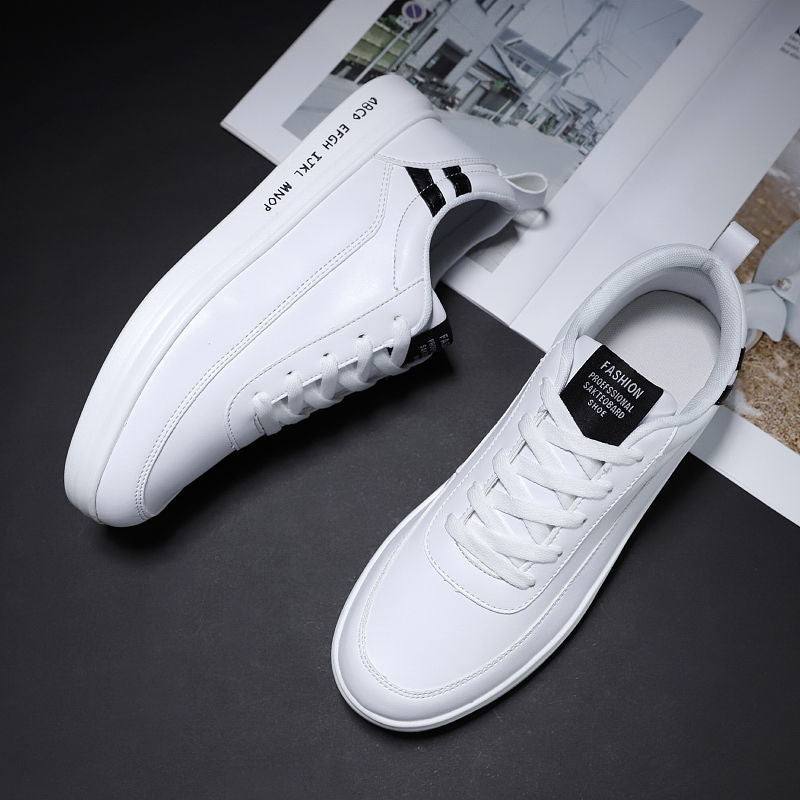 Men's Taylor Flat White Rubber Casual Shoes - Everyday Comfort and