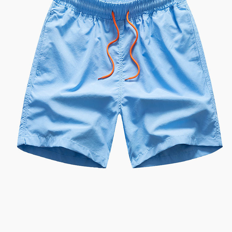 Men's Bold Wide-Stripes Print Shirt & Swim Shorts Set