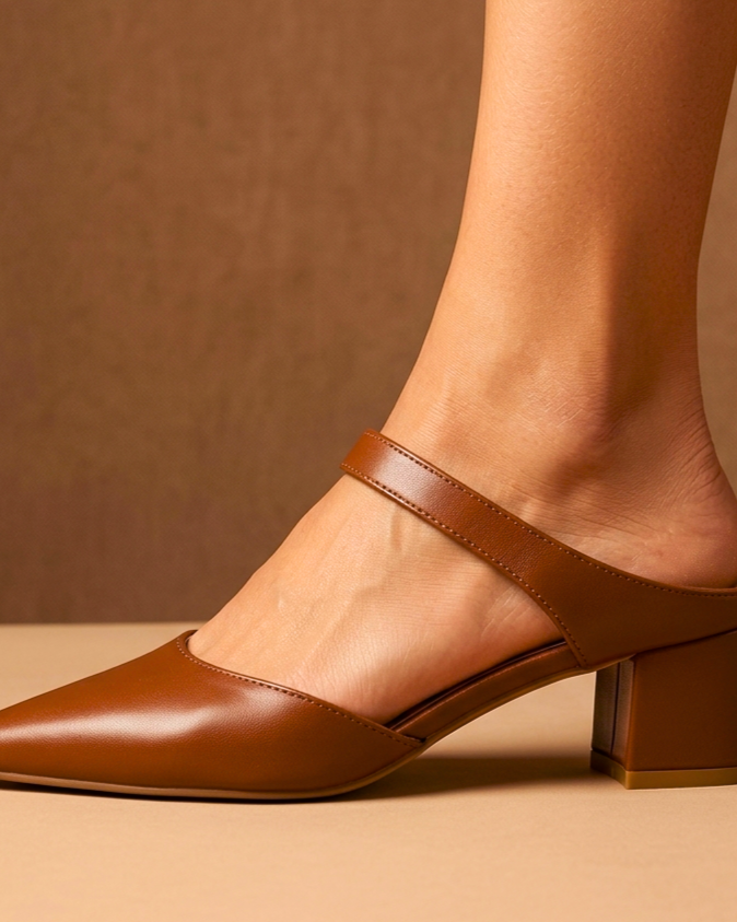 : Valora - Slingback Heels in van Paper Favor