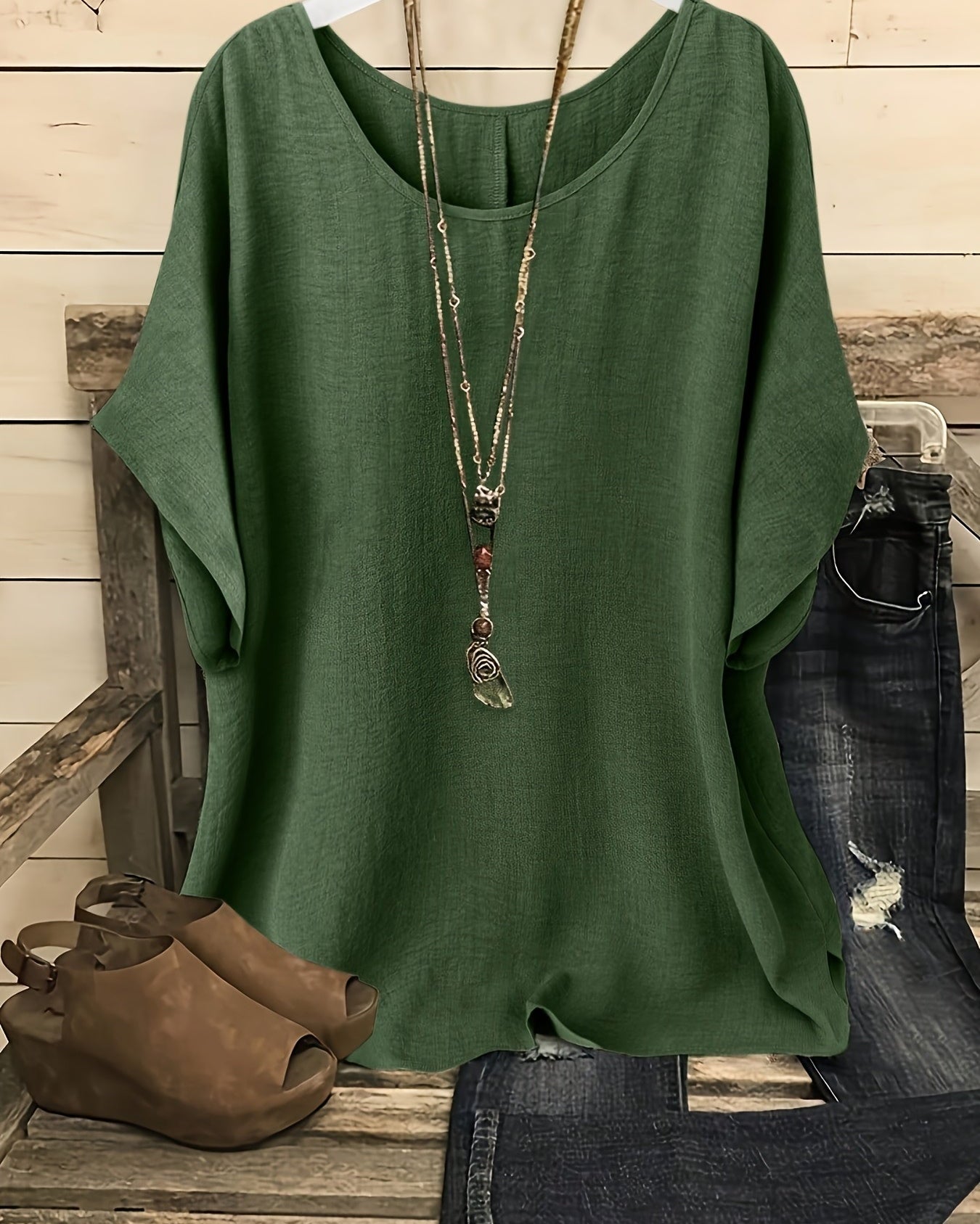 Clothing > Blouses : Sienna™ | Effortless Summer Top in van Paper Favor