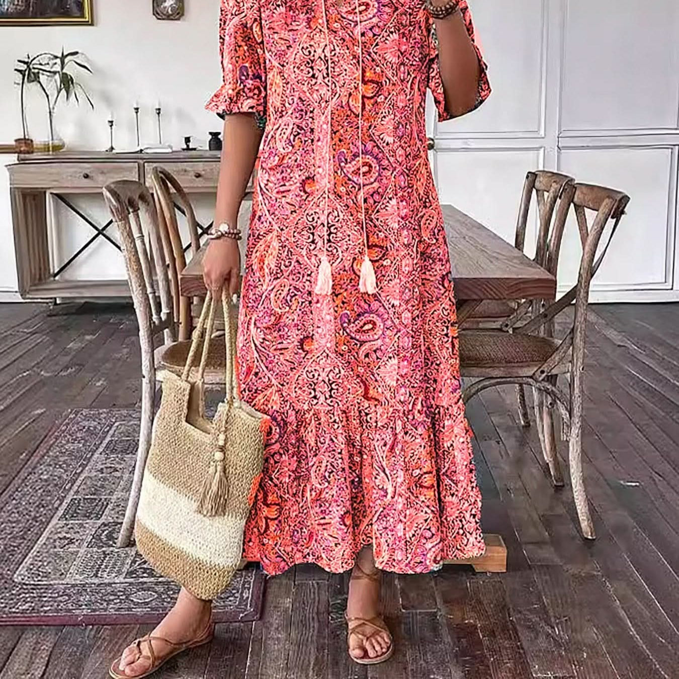 Women's Boho Grace Dress — Effortless Bohemian Chic