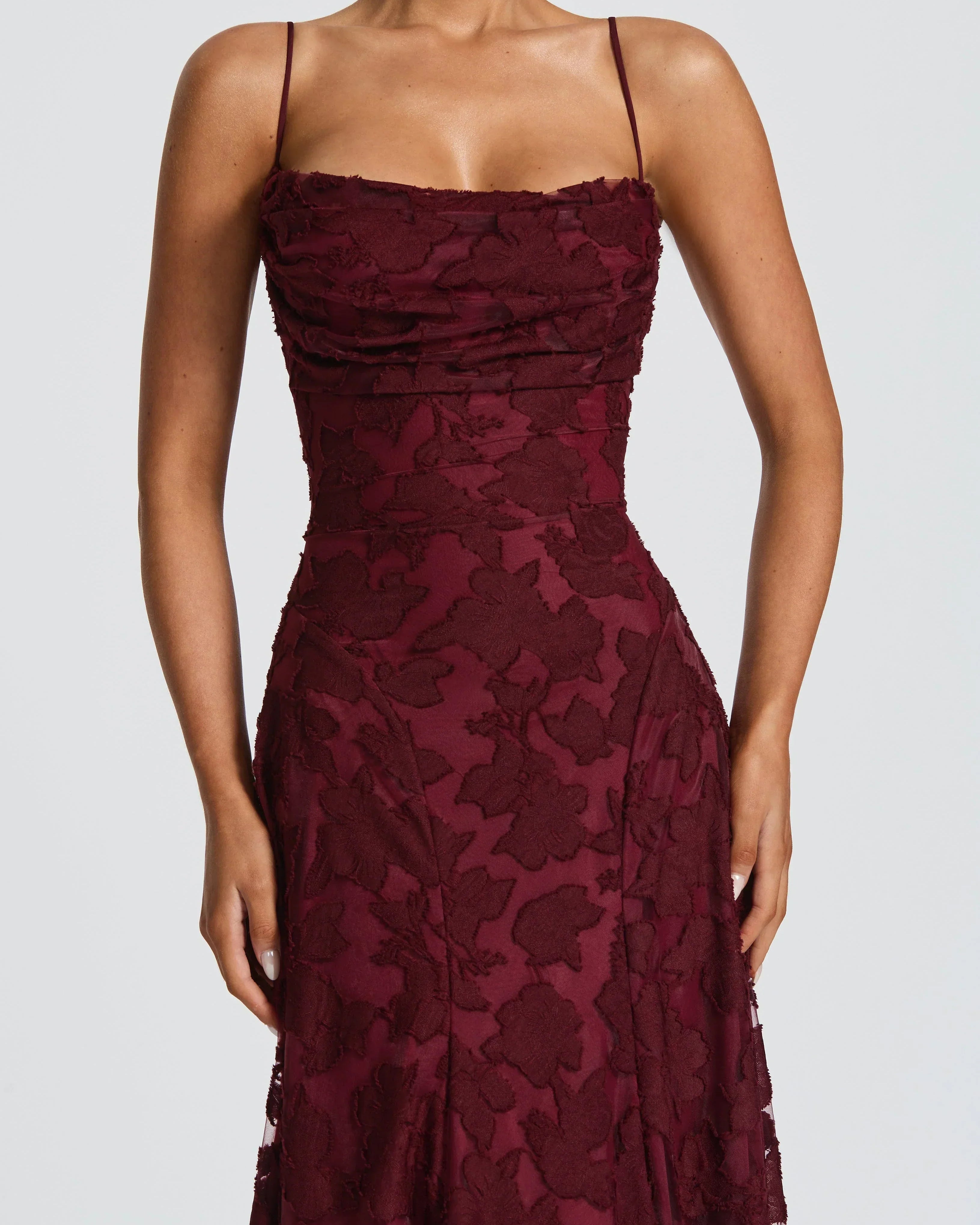 Aveline |Elegant Lace Corset Maxi Dress - Glamorous Evening Gown
