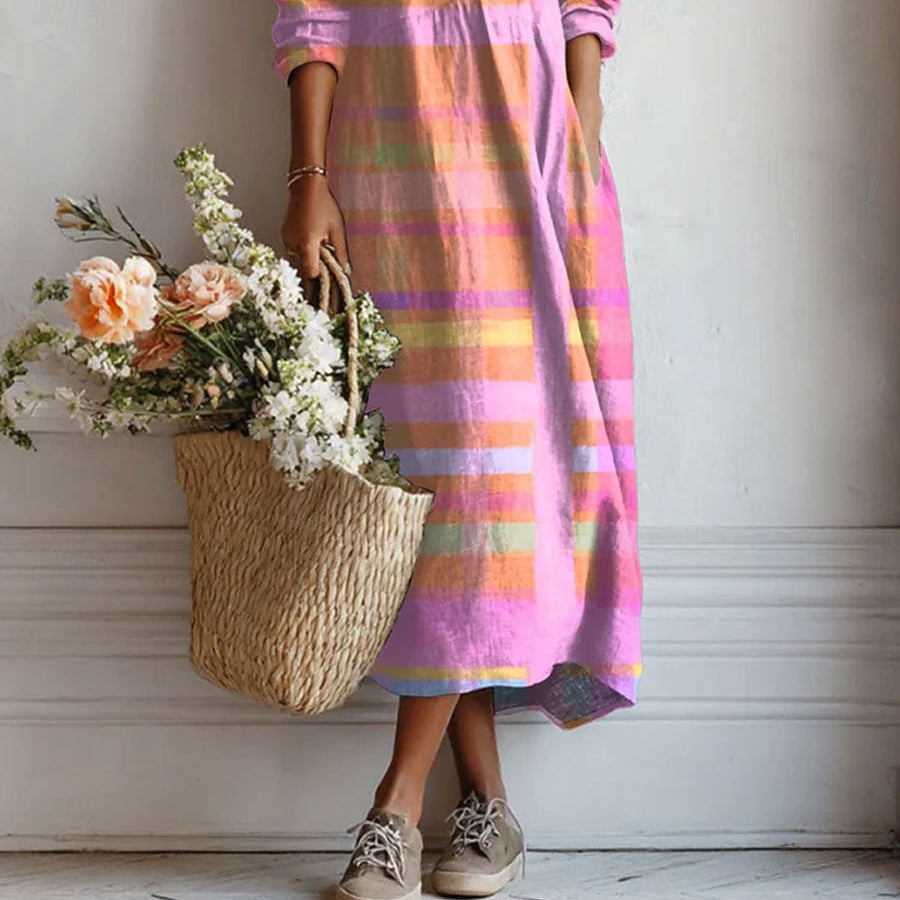 Women's All-Day Comfort Dress That Flatters Your Tummy