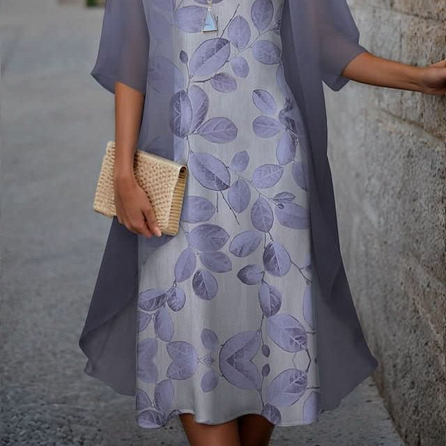 Women's Liezel Blooming Elegant Midi Dress