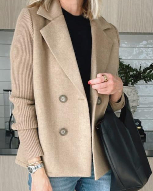: TASHA CASUAL BLAZER COAT in van Paper Favor