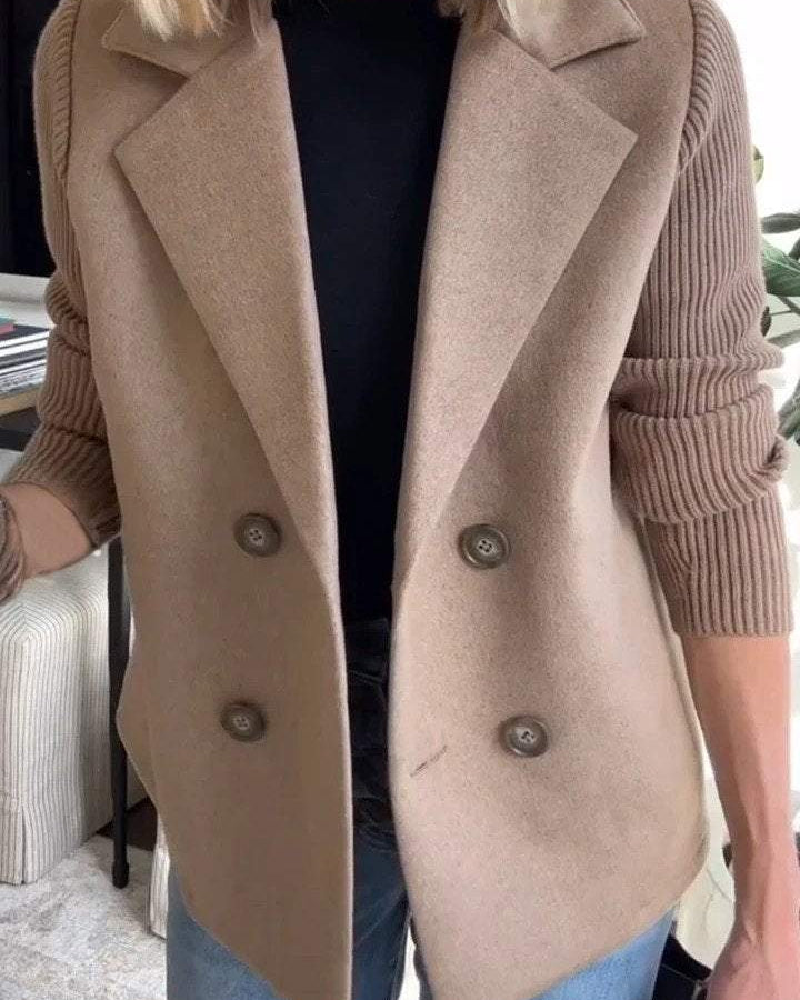 : TASHA CASUAL BLAZER COAT in van Paper Favor