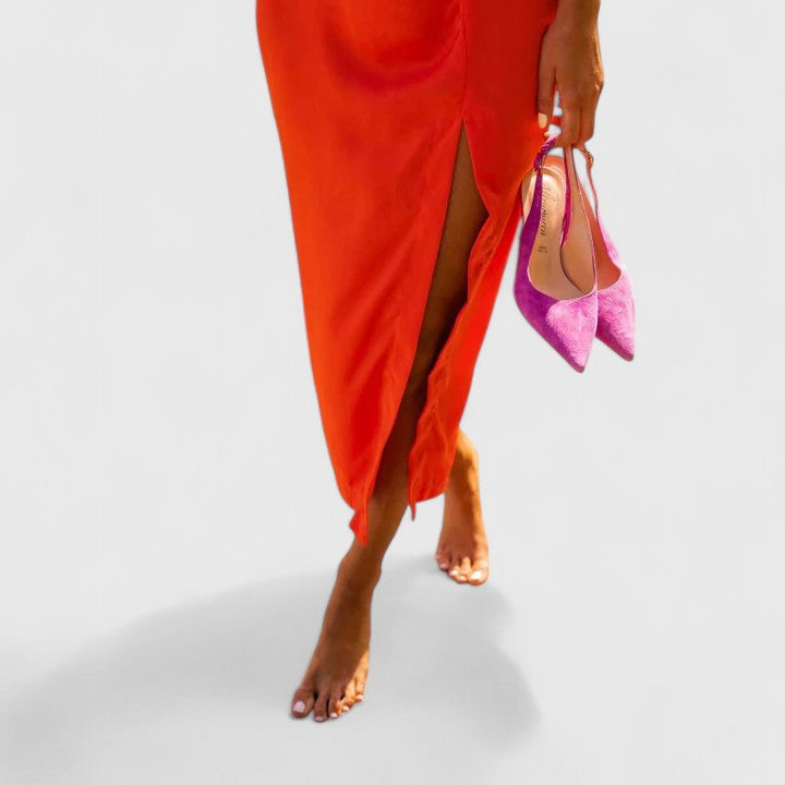 Women's Effortless Comfort Midi Dress
