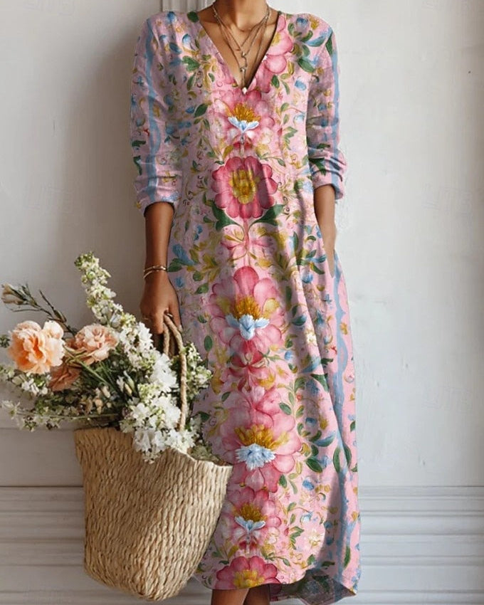 Dresses : Kelly™ | Everyday Comfortable Dress in Multicolour (almost sold out) van Paper Favor