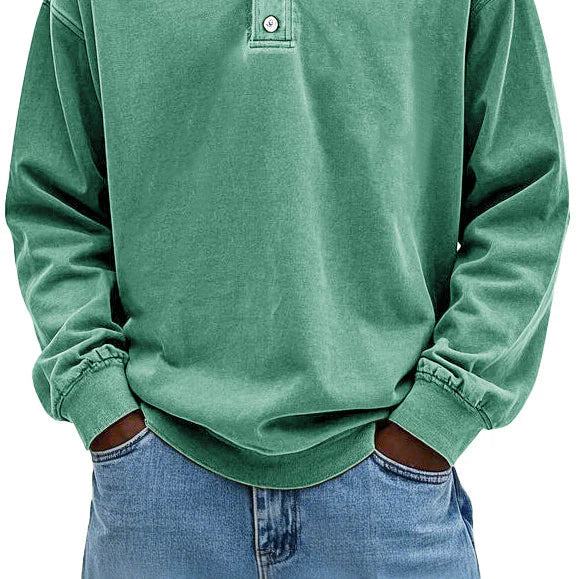 Men > Shirts : Men's Polished Smart-Casual Polo Look in Green van Paper Favor