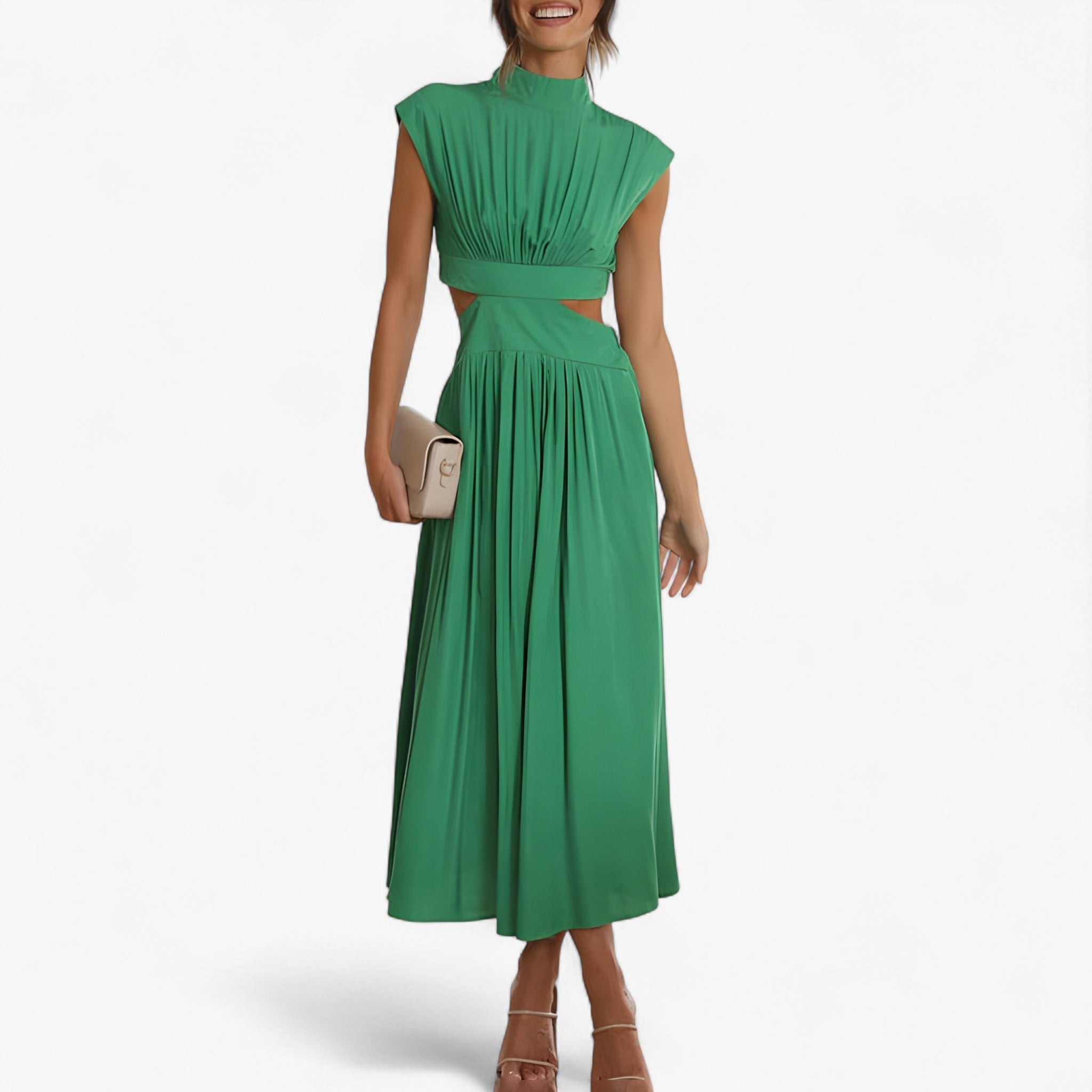 Women's Exclusive high-neck dress for an elegant look