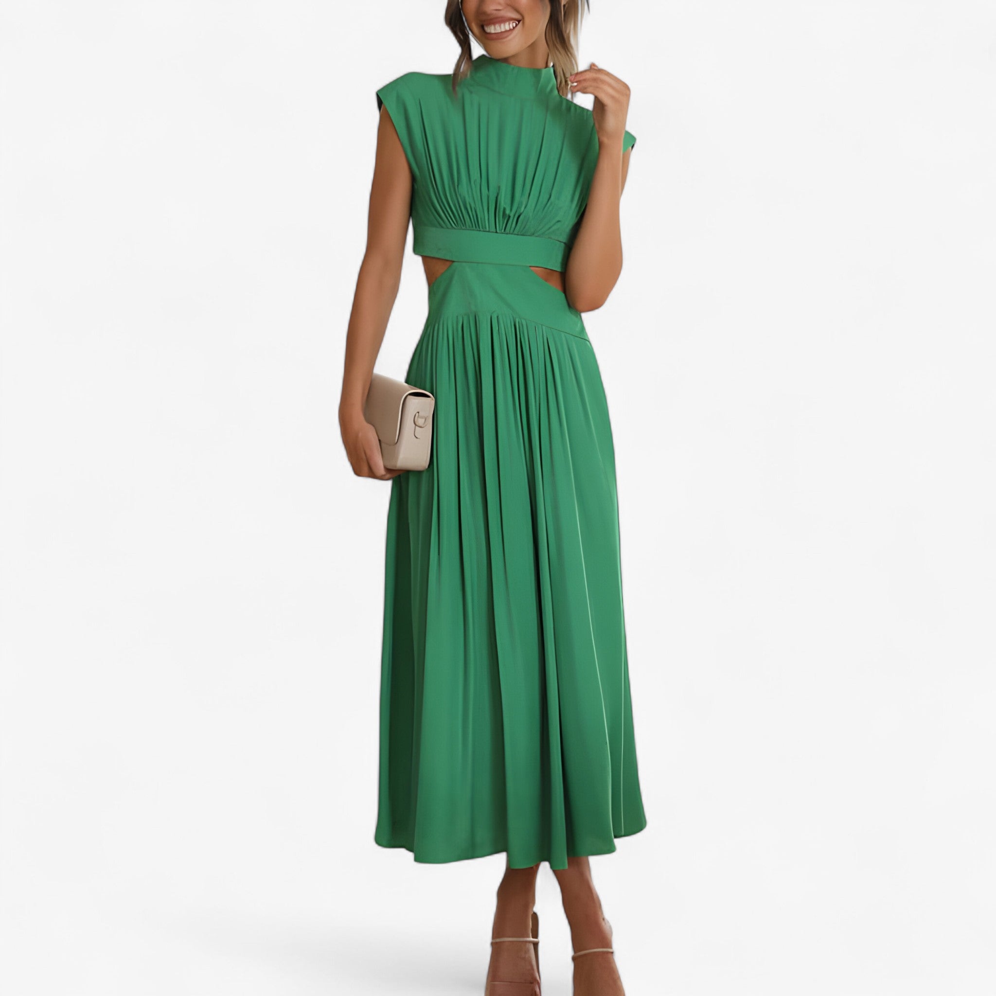 Women's Exclusive high-neck dress for an elegant look