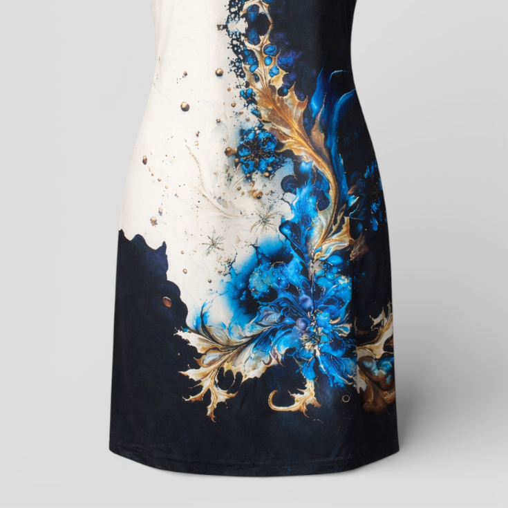 Women's A-Line Summer Dress in Lightweight Fabric