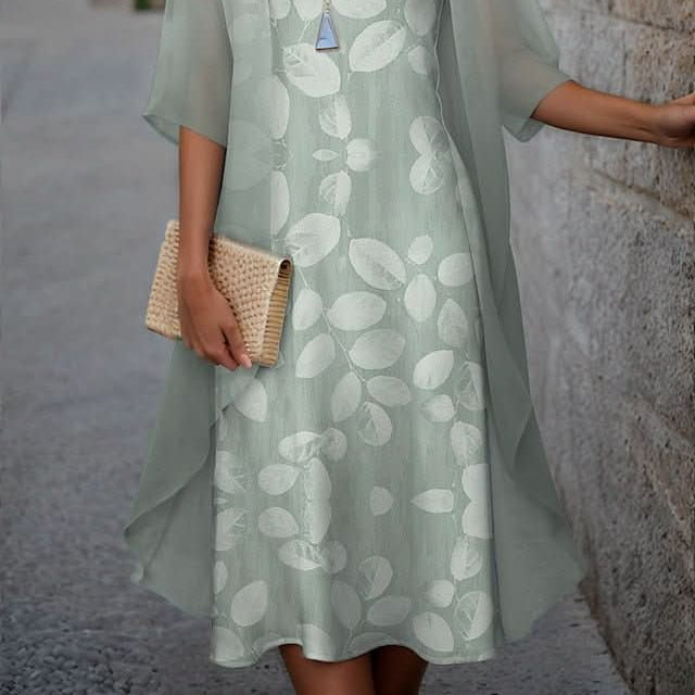 Women's Liezel Blooming Elegant Midi Dress