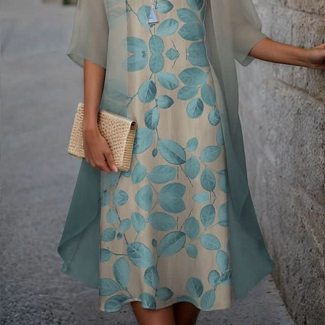 Women's Liezel Blooming Elegant Midi Dress
