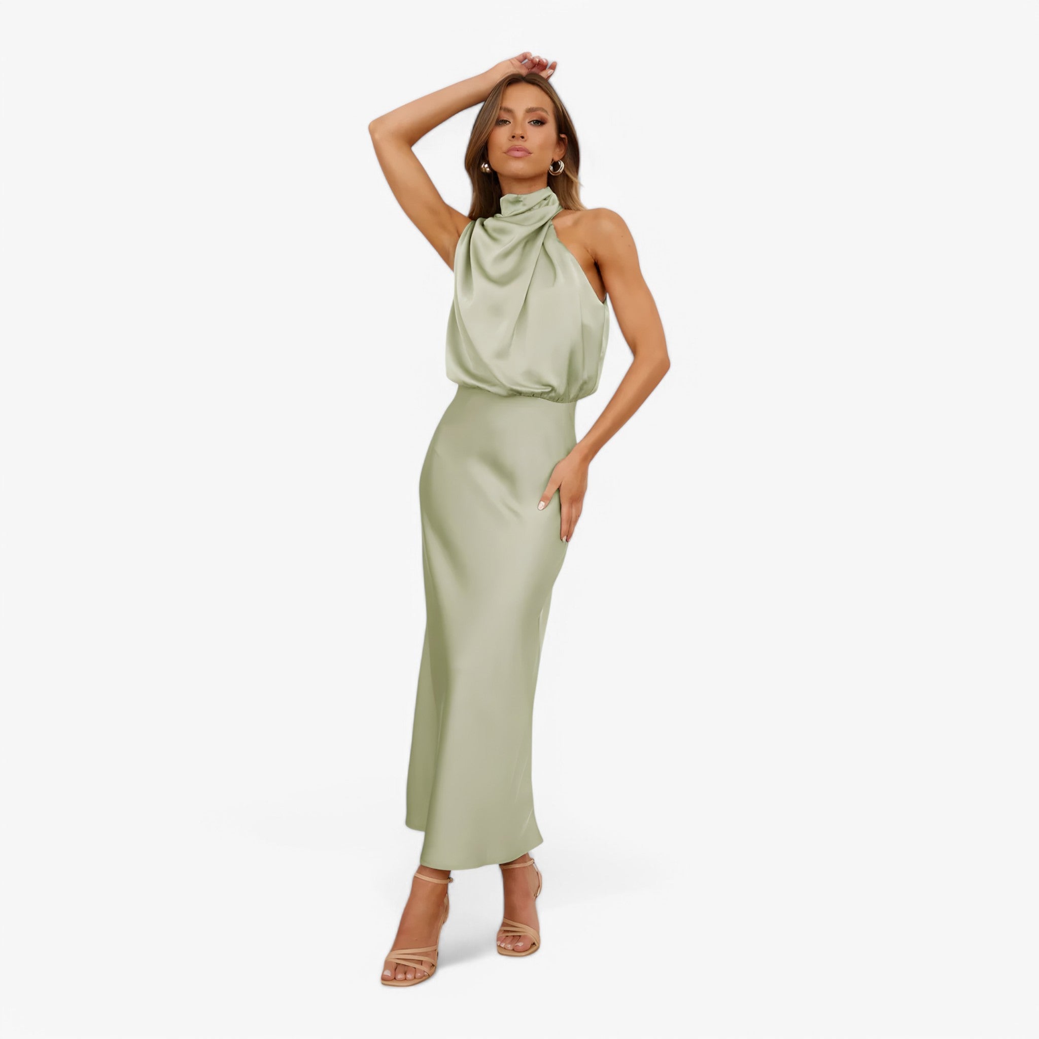 Women's Satin dress: refined and elegant allure