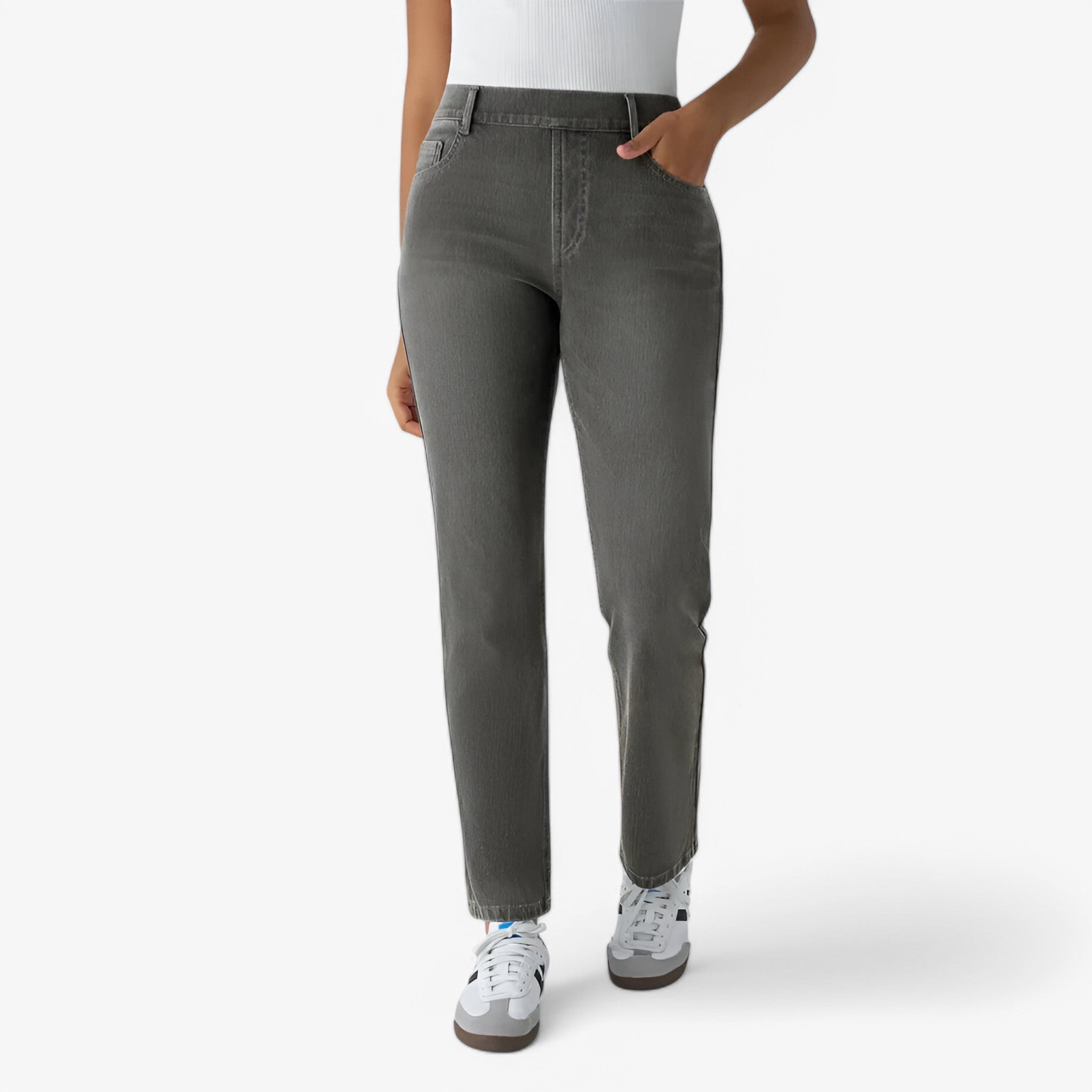 High-waisted pants - Stretchy & Comfortable