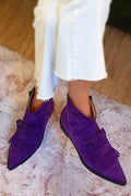 Women's FRINGED ANKLE BOOTS
