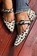 Women's STUDDED MARY JANE FLATS