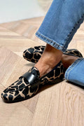 Women's ANIMAL PRINT LOAFER WITH ELEGANT DETAIL
