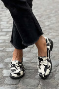 Women's COW-PRINT LOAFERS