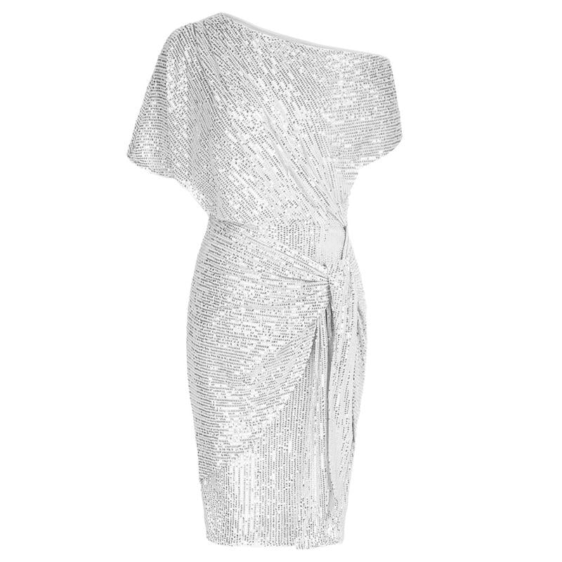 Aurelia | Glamorous Sequined Off-Shoulder Bodycon Party Dress