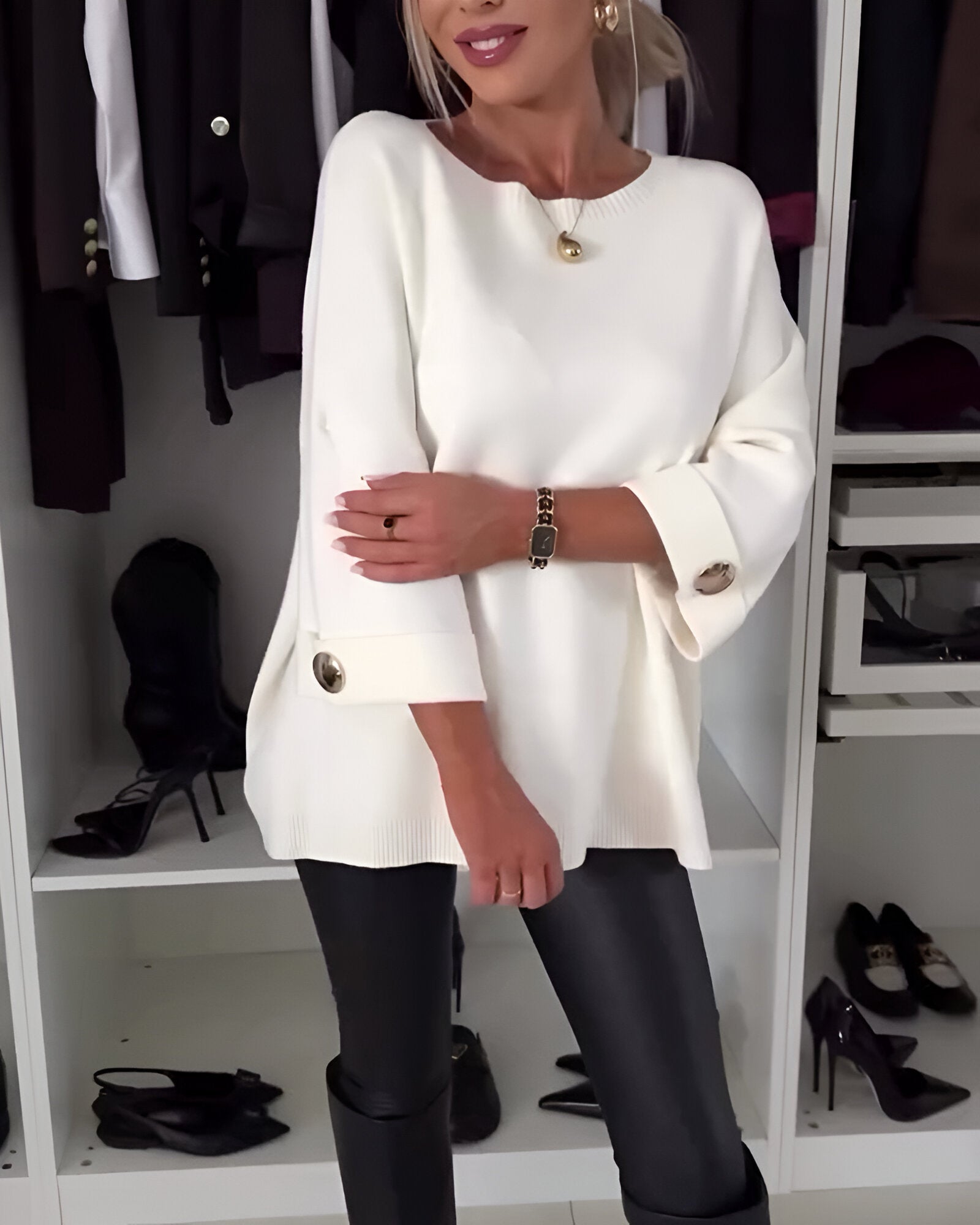 Lauren | Effortlessly Elegant Relaxed-Fit Sweater