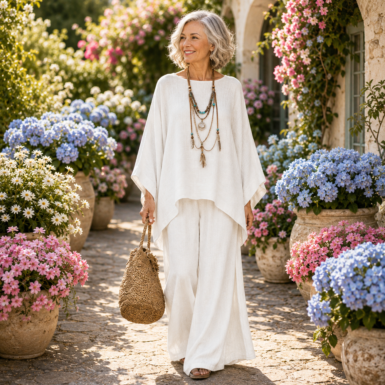 : Celeste - Elegant Two-Piece Set in White van Paper Favor