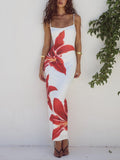 Women's Unforgettable Abstract Floral Maxi