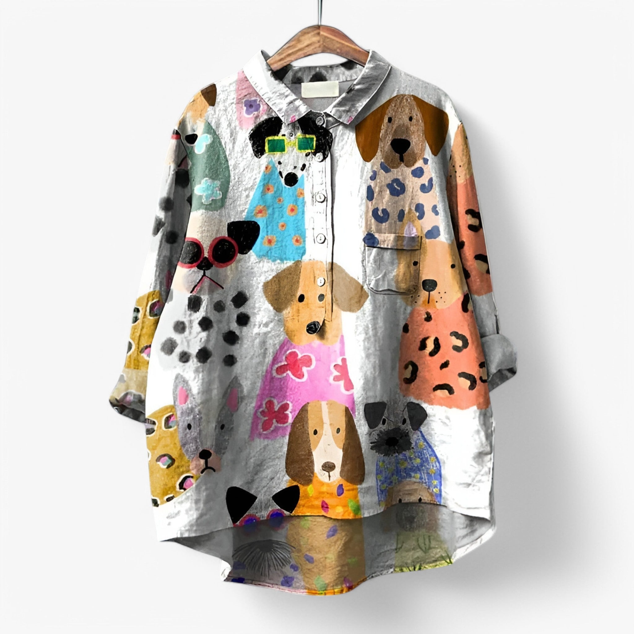 Women's Shirt with graphic print - stylish and eye-catching
