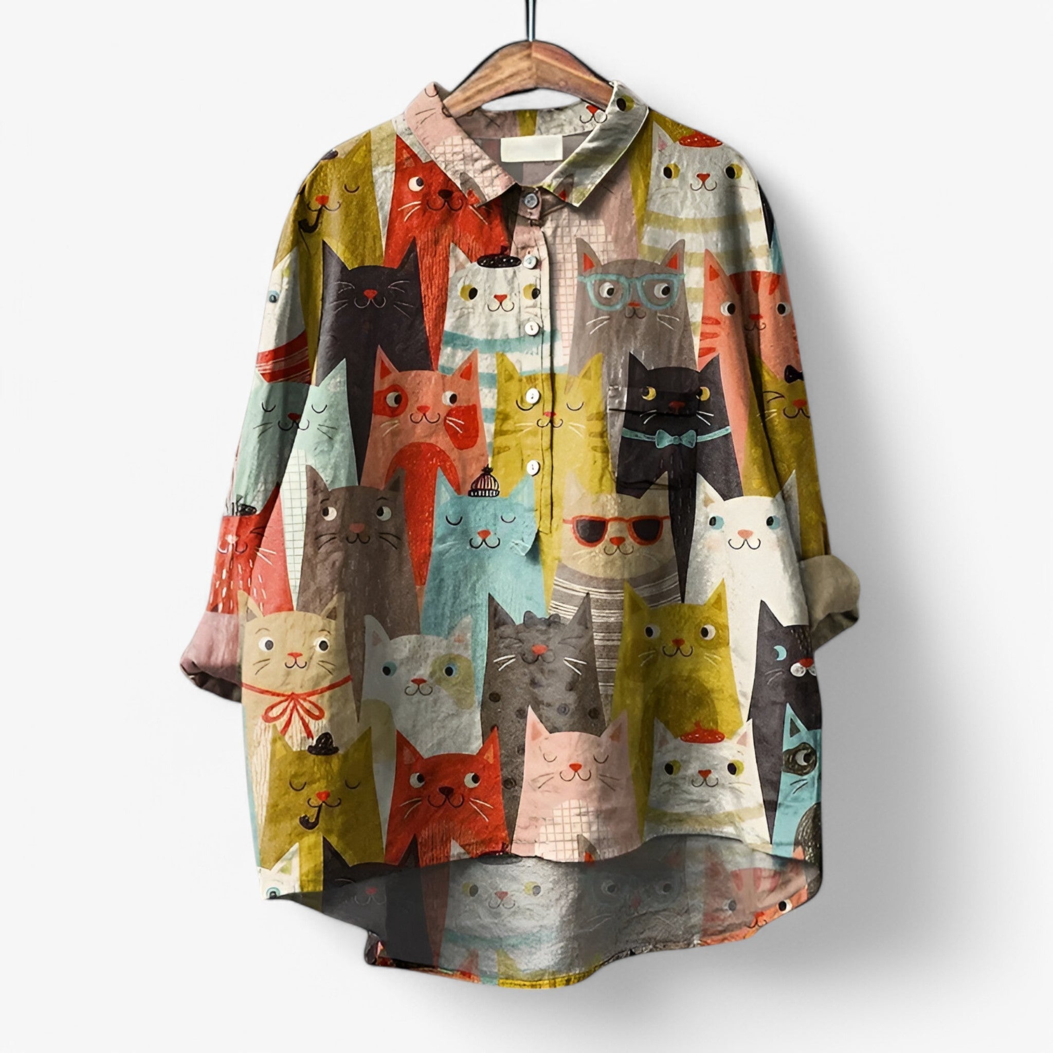 Women's Shirt with graphic print - stylish and eye-catching