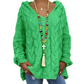 Everly Cozy Cable-Knit Hooded Sweater