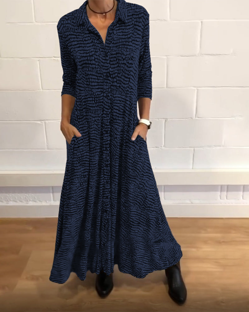 Pamela Flowing Shirt Maxi Dress — Effortless Elegance