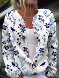 Women's Vintage Knit Cardigan Sweater – Timeless Style, Cozy Comfort
