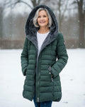 Women's Winter Puffer Jacket - Warm and Modern