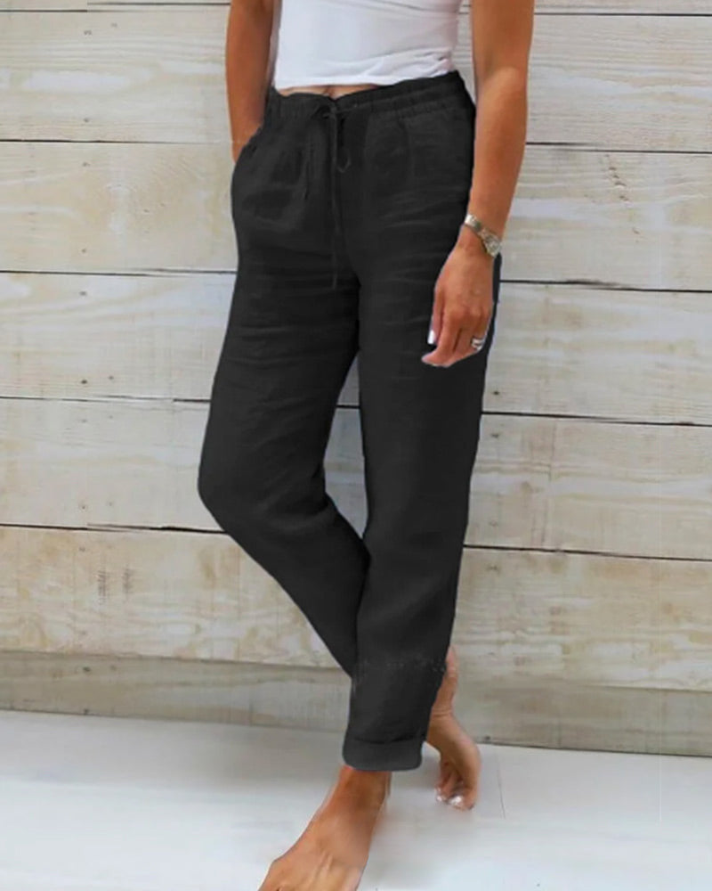 Susan | Ultra-Comfort Stretchy Lightweight Pants for Everyday Wear
