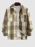 Men's plaid shirt, casual and versatile style
