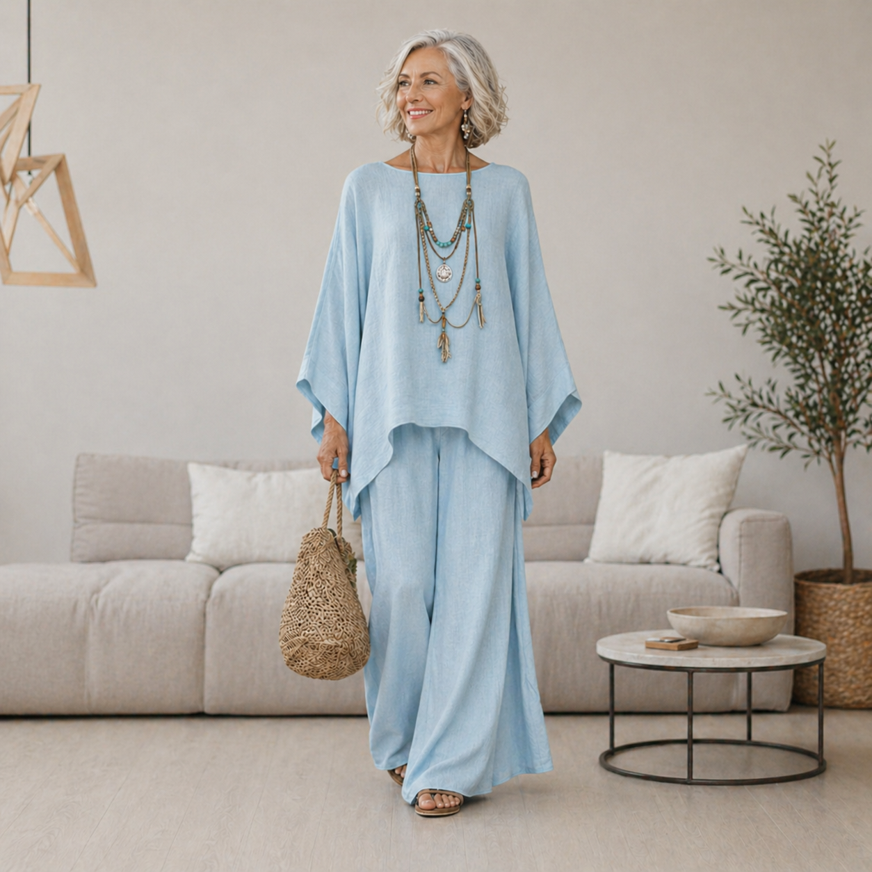 : Celeste - Elegant Two-Piece Set in van Paper Favor