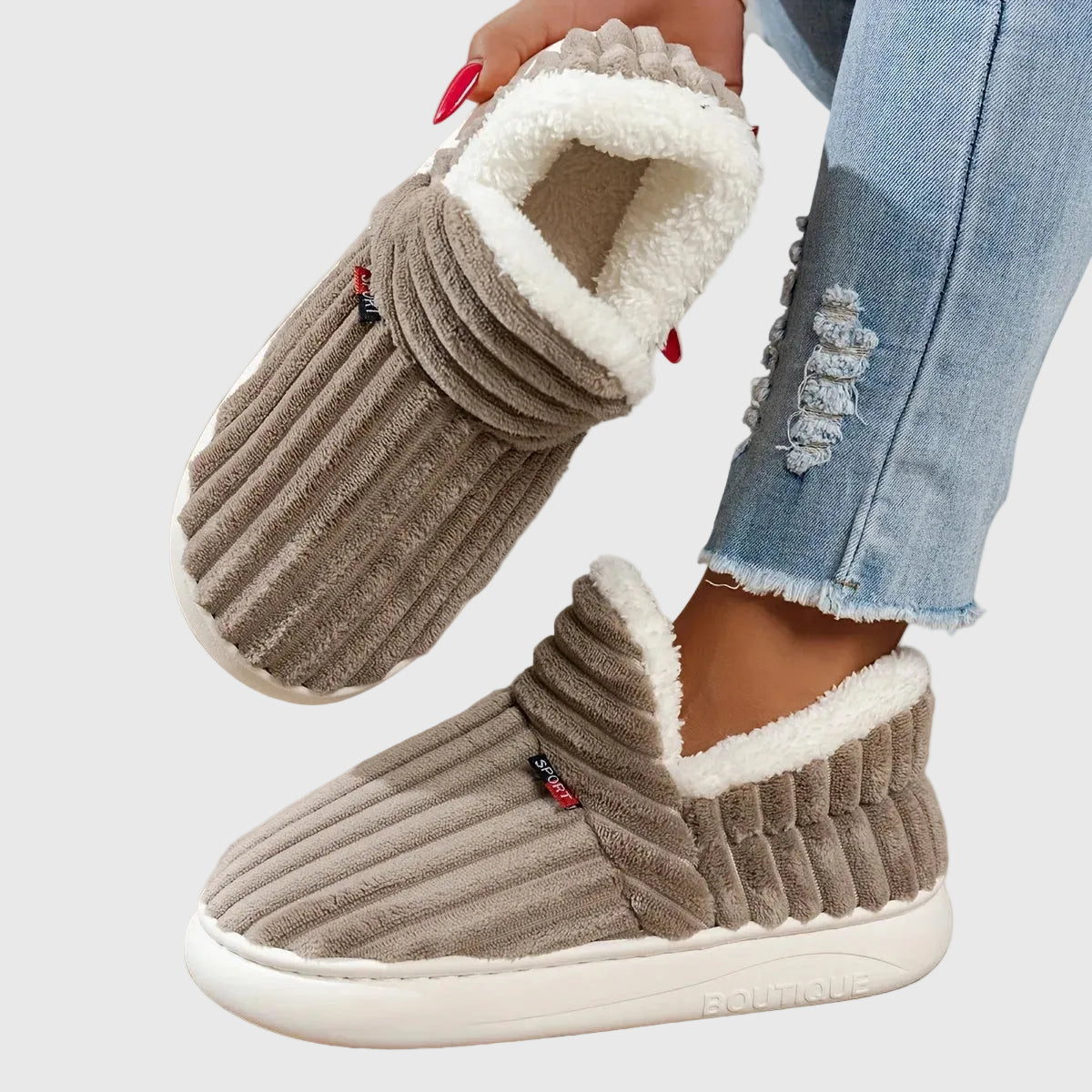 Cozy & Supportive Slippers for All-Day Comfort
