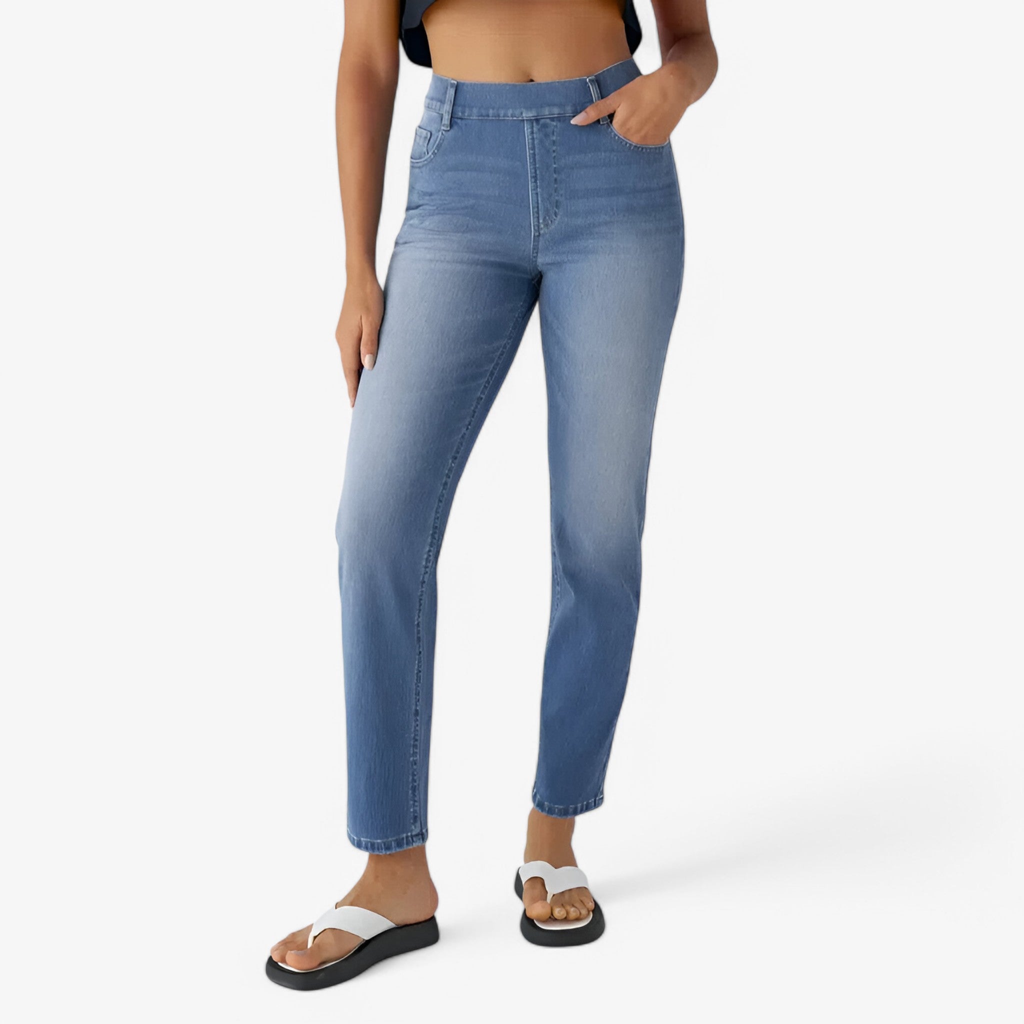 High-waisted pants - Stretchy & Comfortable