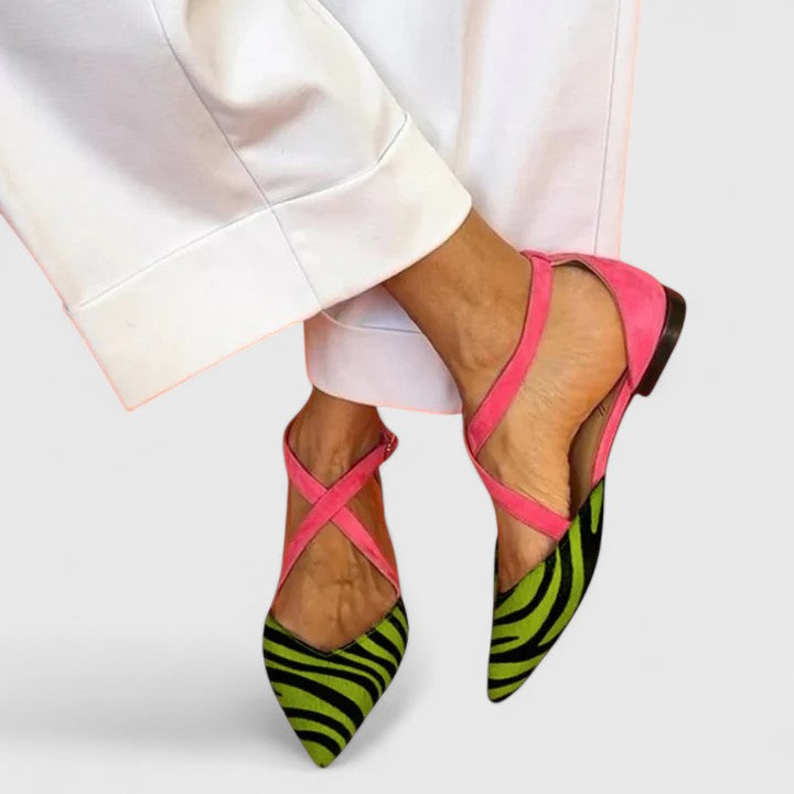 Shoes > Sandals : Tymia | Elegant Sandals in Green van Paper Favor