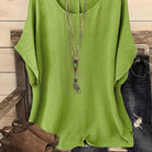 : Sienna™ | Effortless Summer Top in Yellow-green van Paper Favor