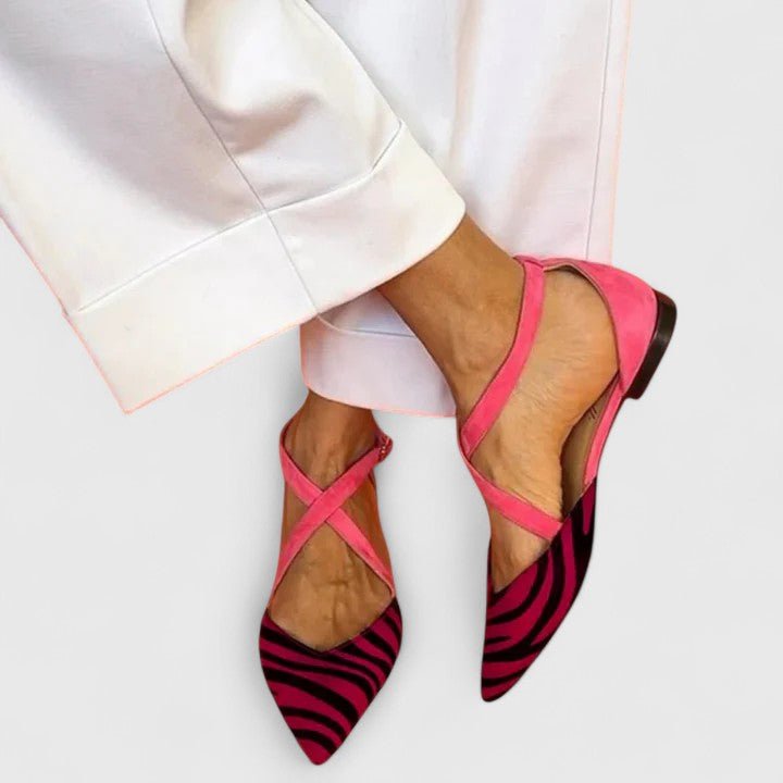 Shoes > Sandals : Tymia | Elegant Sandals in Dark Pink van Paper Favor