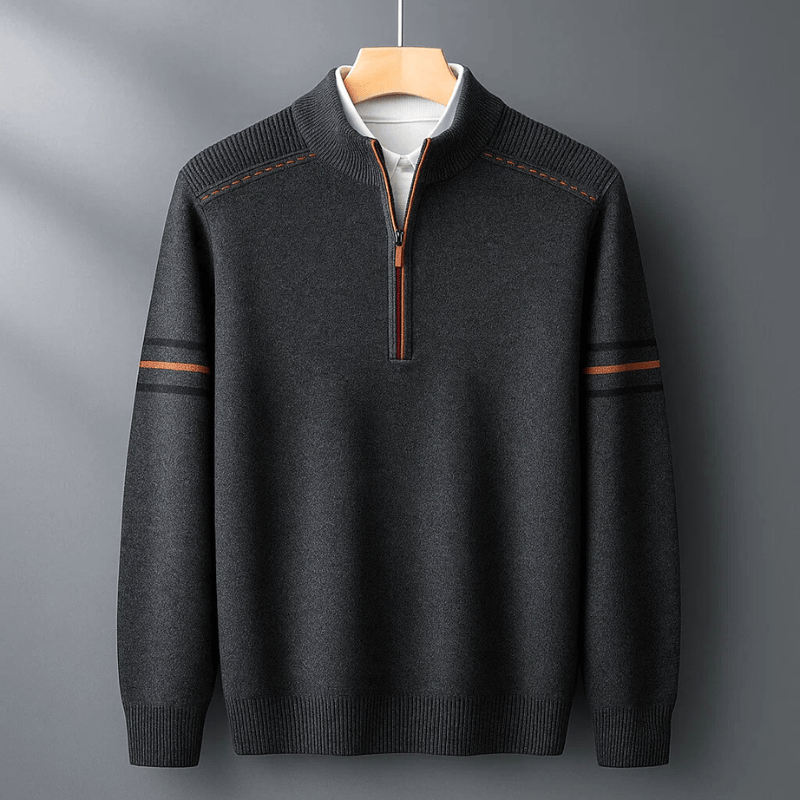 Amos | Modern Half-Zip Sweater with Effortless Comfort