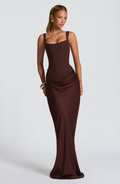 Hourglass Long Dress — Sculpted Silhouette, Effortless Style