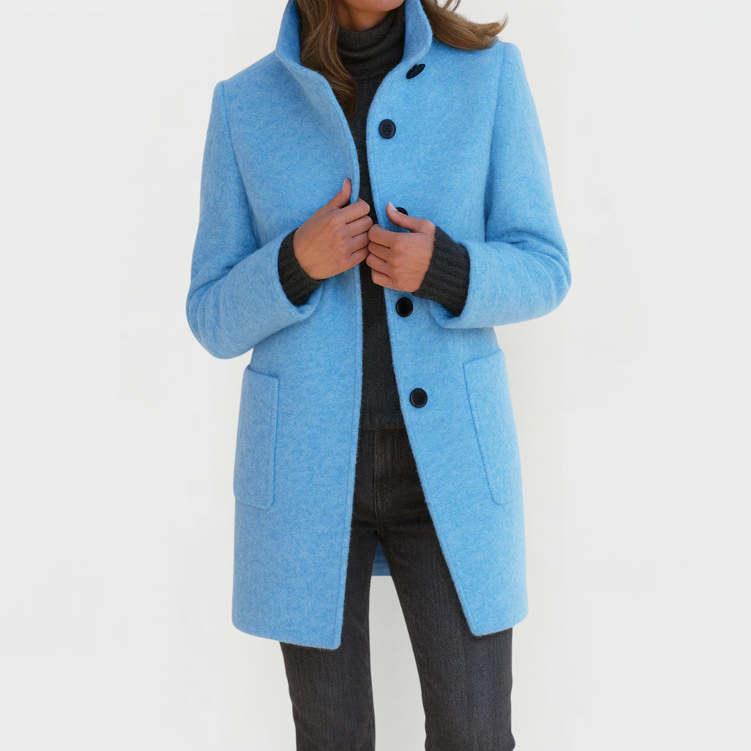 Victoria | Cozy Women's Coat with a Stylish High Collar