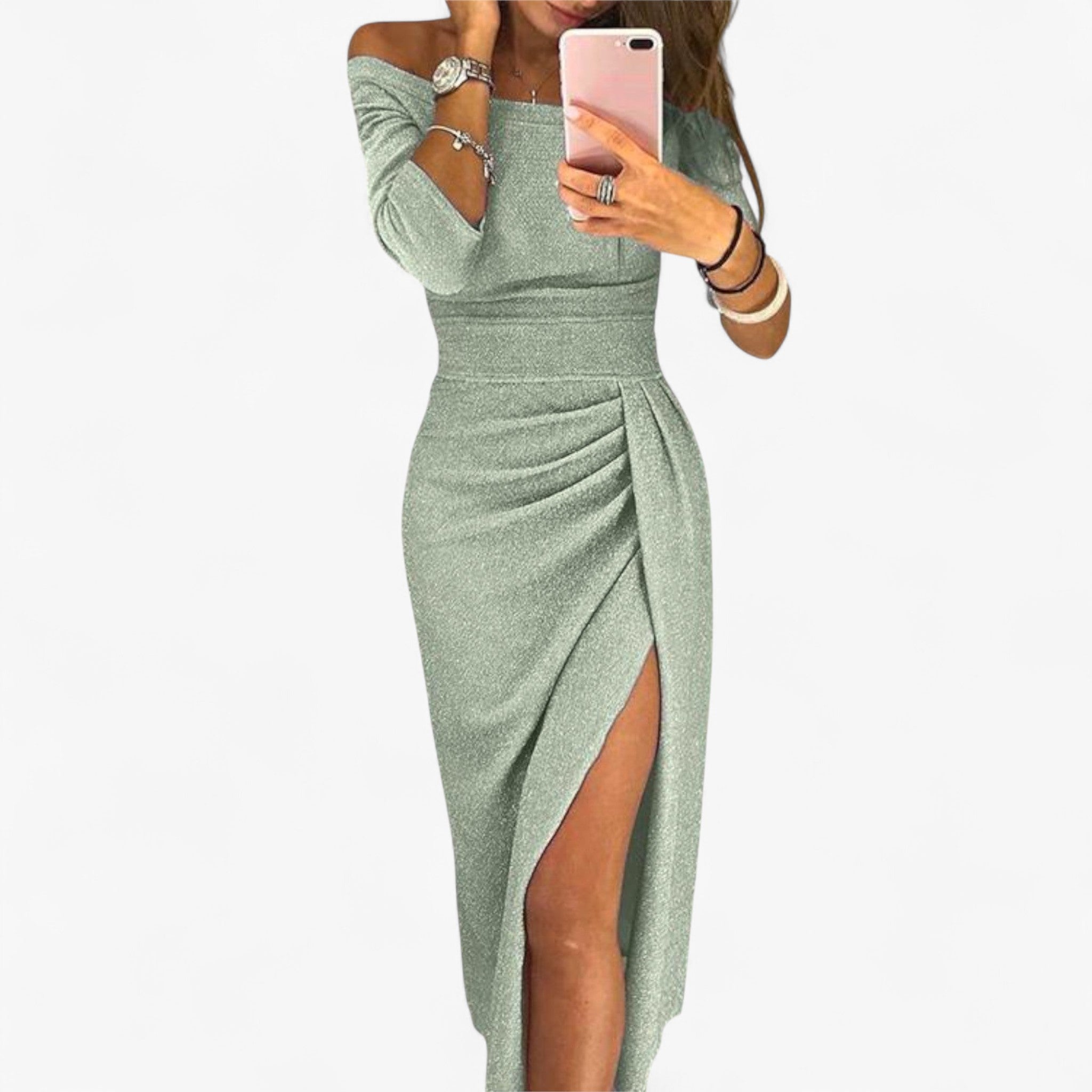 Women's Elegant off-shoulder dress